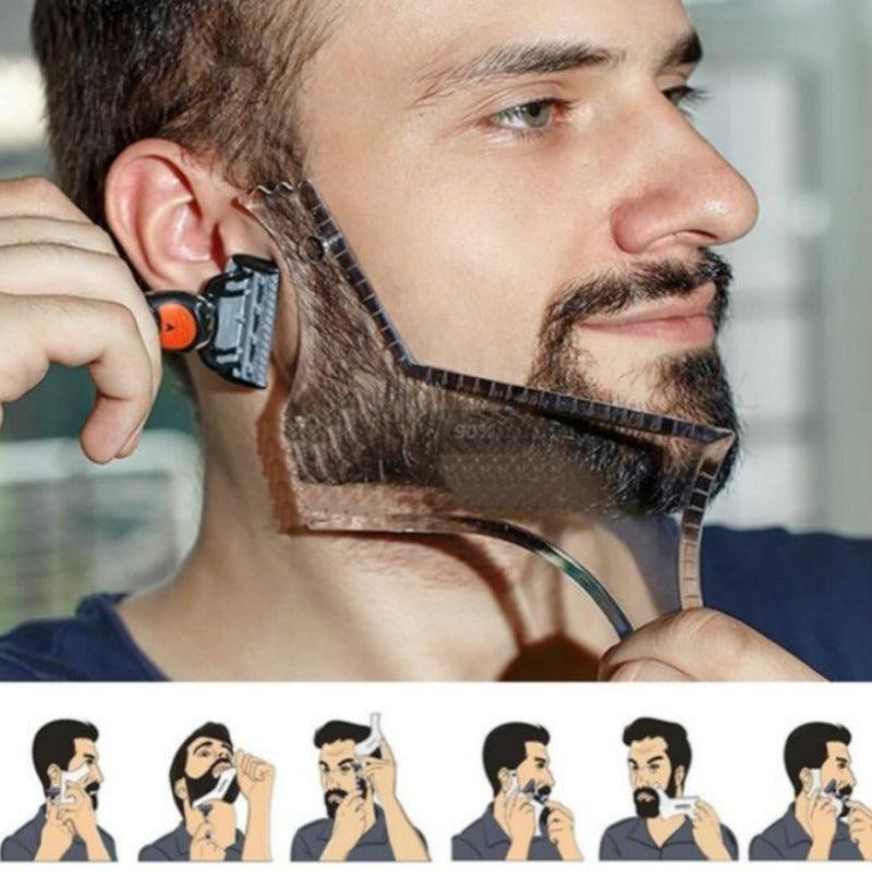 Men Beard Template StylingTool Double Sided Beard Shaping Comb Beauty Tool