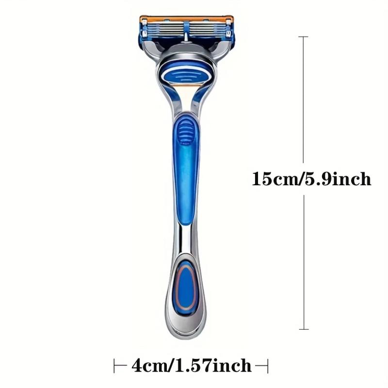 Classic Safety Razor Set with 8 Replacement Blades