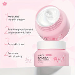 Sakura Essence Cream Daily Hydrating Face Cream With Niacinamide And Hyaluronate