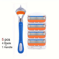5 Layer Razor Blades 8 Replacement Blades Vintage Wet Shaving Safety Razor