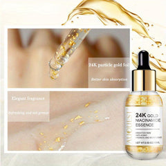 24K Golden Niacinamide Essence Facial Serum - Anti-Aging Solution