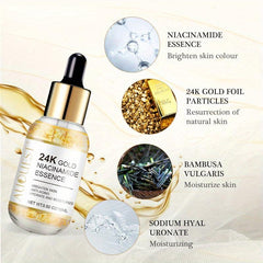 24K Golden Niacinamide Essence Facial Serum - Anti-Aging Solution