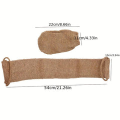Exfoliating Bath Washcloth Towel Nylon Body Sponge