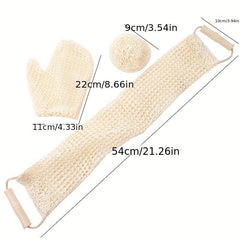 Exfoliating Bath Washcloth Towel Nylon Body Sponge