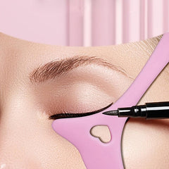 Silicone Eyeliner Makeup Stencils Wing Tips Mascara Drawing Lipstick Wearing Aid