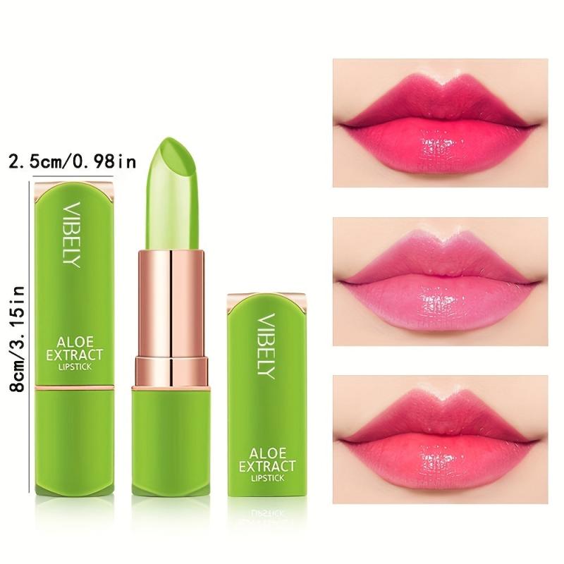 Aloe 7-Color Lipstick Moisturizing Hydrating Lip Balm