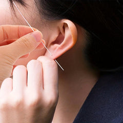 120pcs Earrings Hole Cleaner Disposable Ear Floss Ear Piercing Aftercare