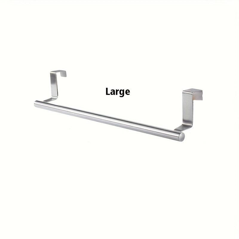 Stainless Steel Towel Rack Punch Hanging Door Back Rack Shelf Hanger