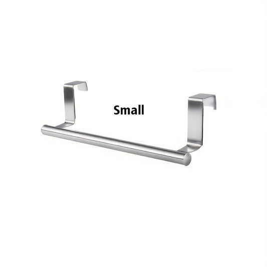 Stainless Steel Towel Rack Punch Hanging Door Back Rack Shelf Hanger