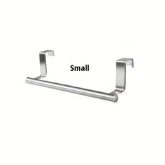 Stainless Steel Towel Rack Punch Hanging Door Back Rack Shelf Hanger