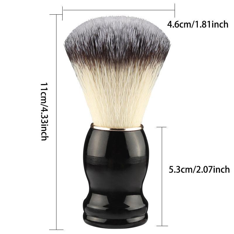 RANCAI Beard Shaving Brush Bristle Hair Salon Barber Soap Foam Shave Men Facial