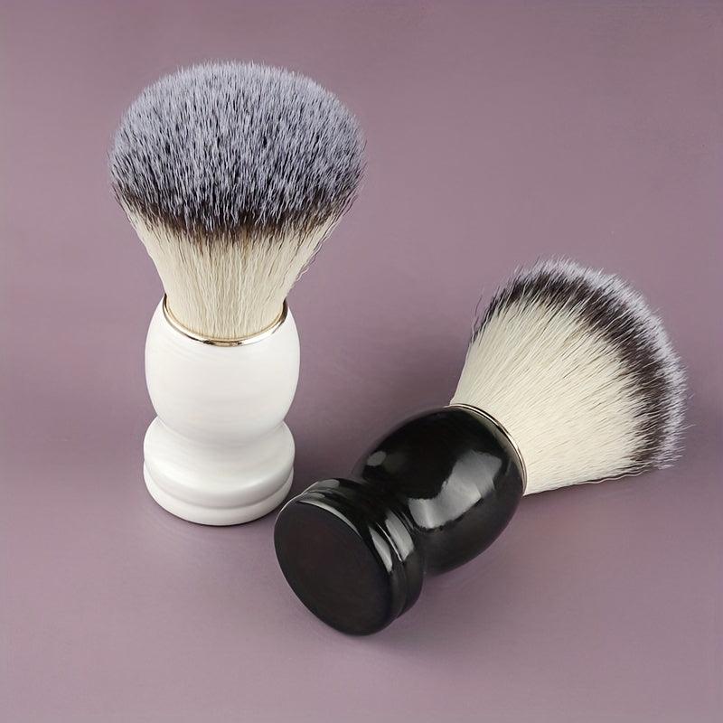 RANCAI Beard Shaving Brush Bristle Hair Salon Barber Soap Foam Shave Men Facial