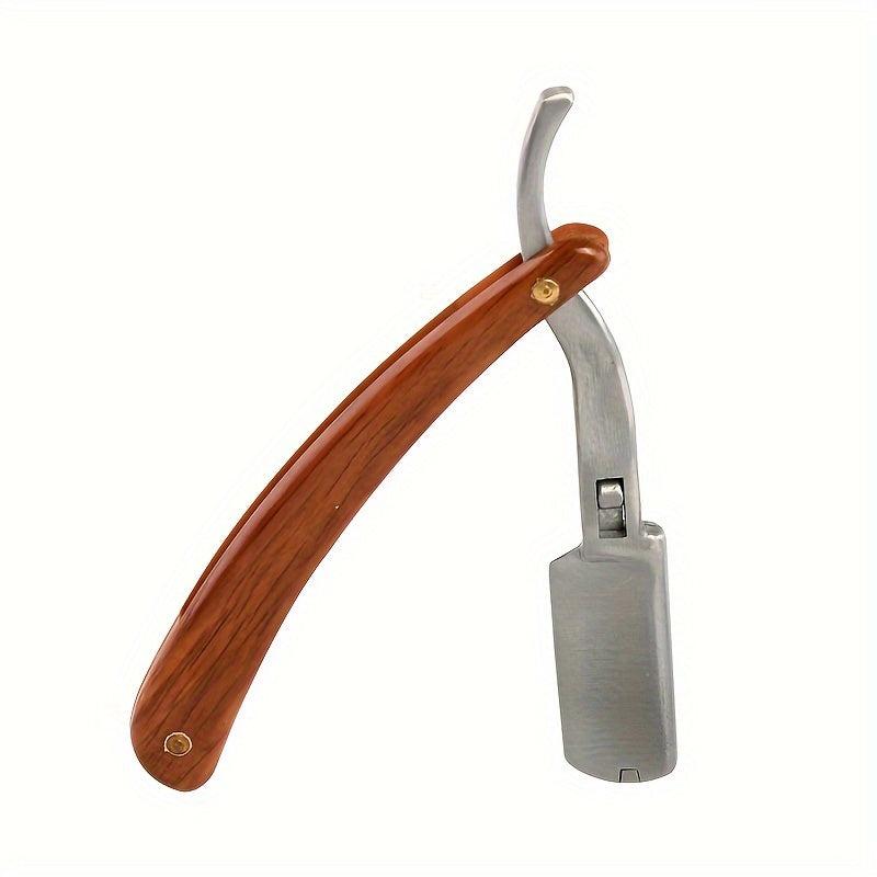 Vintage Barber Blade Shaver For Men Zinc Alloy Shaving Throat Straight Cut