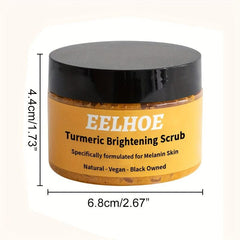 100g Turmeric Body Scrub Cleans Skin Dirt Melanin Moisturizing Skin