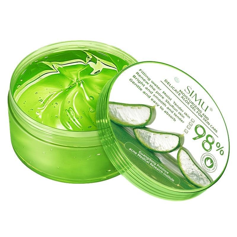 Aloe Gel Moisturizer for Delicate Skin Care