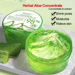 Aloe Gel Moisturizer for Delicate Skin Care
