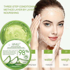 Aloe Gel Moisturizer for Delicate Skin Care