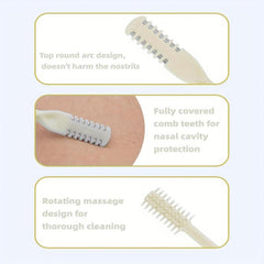 Rotating Double Head Nose Hair Trimmer 2 Pcs