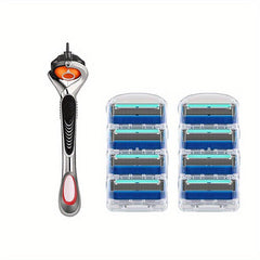 Classic 5-Layer Stainless Steel Manual Razor for Men