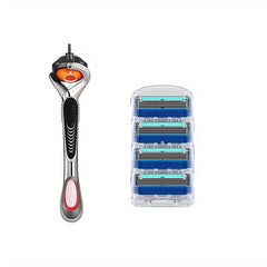 Classic 5-Layer Stainless Steel Manual Razor for Men