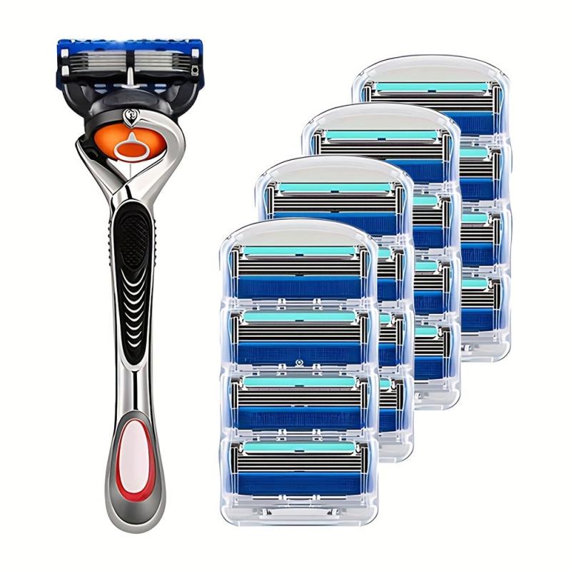 Classic 5-Layer Stainless Steel Manual Razor for Men