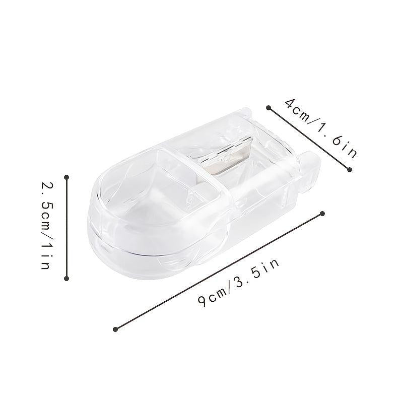 Pill Cutter Box Pill Storage Box Small Portable Pill Box