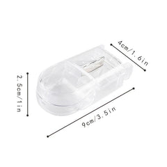 Pill Cutter Box Pill Storage Box Small Portable Pill Box