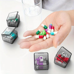 Monthly Pill Storage Box 30 Grid Travel Vitamin Fish Box G414
