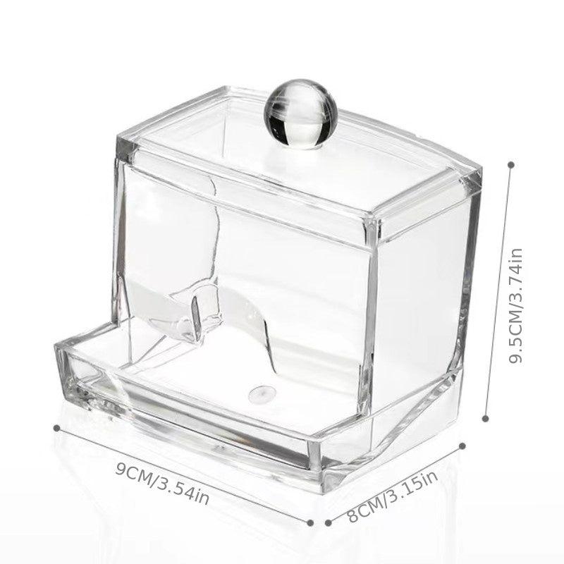 Cotton Swab Box Cotton Ball Dispenser Bathroom Storage Container
