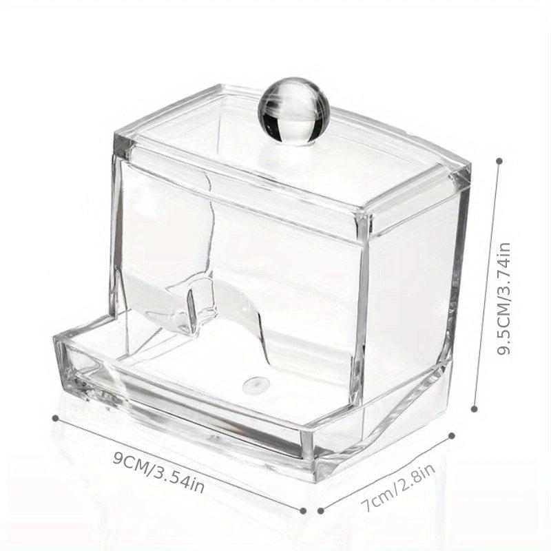 Cotton Swab Box Cotton Ball Dispenser Bathroom Storage Container