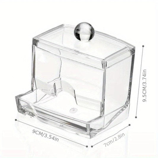 Cotton Swab Box Cotton Ball Dispenser Bathroom Storage Container