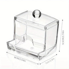Cotton Swab Box Cotton Ball Dispenser Bathroom Storage Container