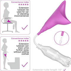 Silicone Female Urinal Stand Up Peeing Easy