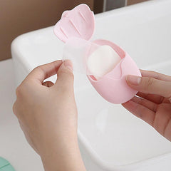 50pcs Disposable Soap Paper Travel Soap Paper Washing Hand Bath Clean