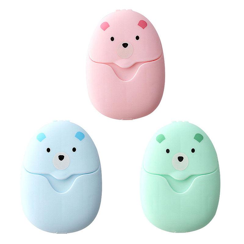 50pcs Disposable Soap Paper Travel Soap Paper Washing Hand Bath Clean