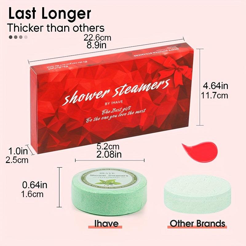 Shower Steamers 8 Scents Shower Bombs Self Care Set Women
