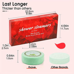 Shower Steamers 8 Scents Shower Bombs Self Care Set Women