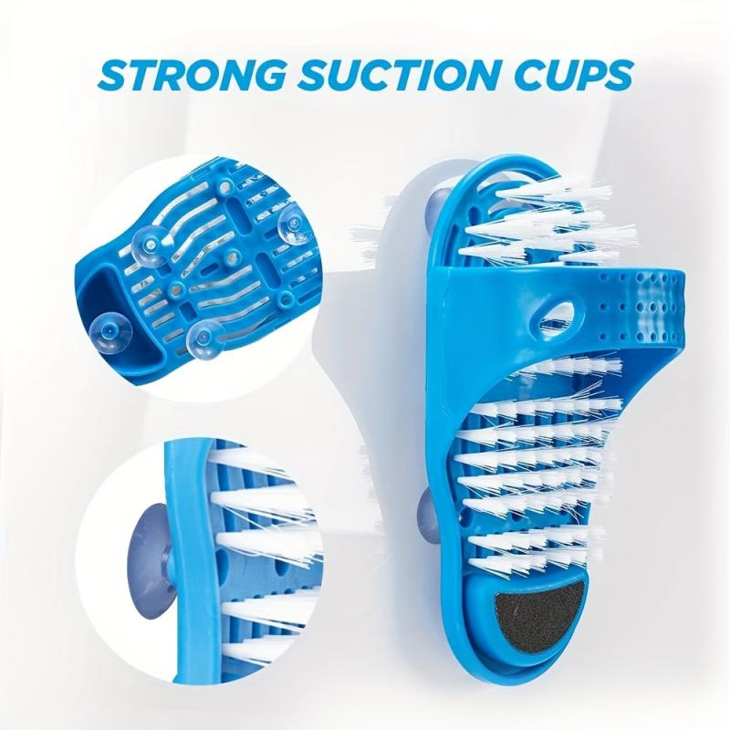 Foot Washing Brush Foot Scrub Massager Dead Skin Remover with Suction Cup