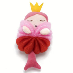 Cartoon Mermaid Bath Ball Exfoliating Home Spa Shower Loofah Puffs Sponge