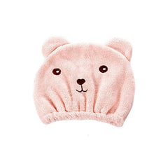 Cartoon Hair Towel Wrap For Women Microfiber Hair Turban Quick Drying