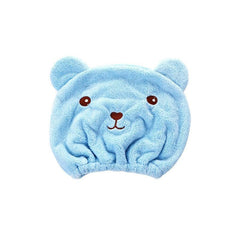 Cartoon Hair Towel Wrap For Women Microfiber Hair Turban Quick Drying
