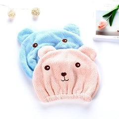 Cartoon Hair Towel Wrap For Women Microfiber Hair Turban Quick Drying