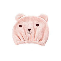 Cartoon Hair Towel Wrap For Women Microfiber Hair Turban Quick Drying