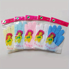 10pcs Exfoliating Shower Gloves Mitt Washcloth Bath Gloves Double Sided