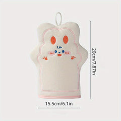 Cartoon Exfoliating Shower Gloves Mitt Washcloth Bath