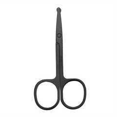 Unisex Stainless Steel Round Head Nose Hair Scissors
