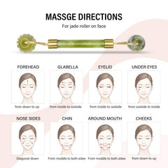 Jade Roller for Face Massage Anti Aging & Wrinkle