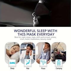 Natural Silk Eye Mask For Sleeping Fully Adjustable Strap