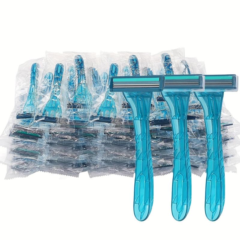 Disposable Stainless Steel Twin Blade Razors 10 Pcs