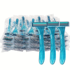 Disposable Stainless Steel Twin Blade Razors 10 Pcs
